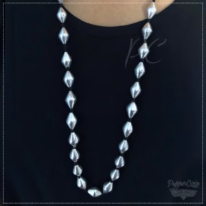 Dholki wax beads neckpiece