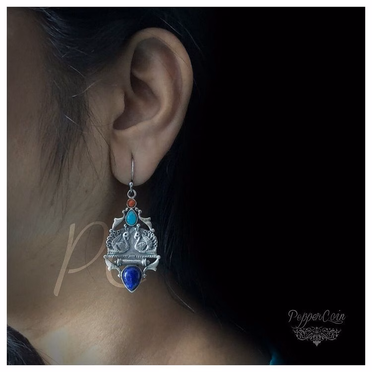 Peacock Earrings - Image 5