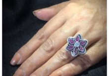 Flower Rotating Finger Ring - Image 2