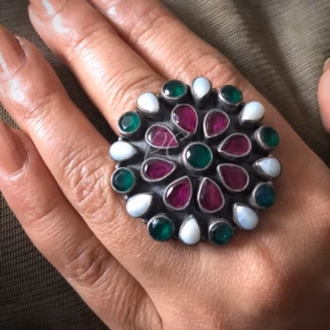 Multicolour Finger Ring