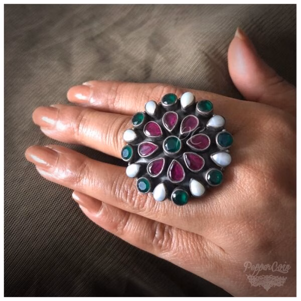 Multicolour Finger Ring - Image 5