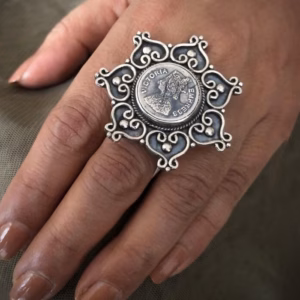 Victorian Coin Finger Ring