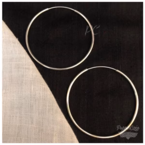 Silver Hoops