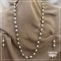 Dholki Wax Beads Neckpiece