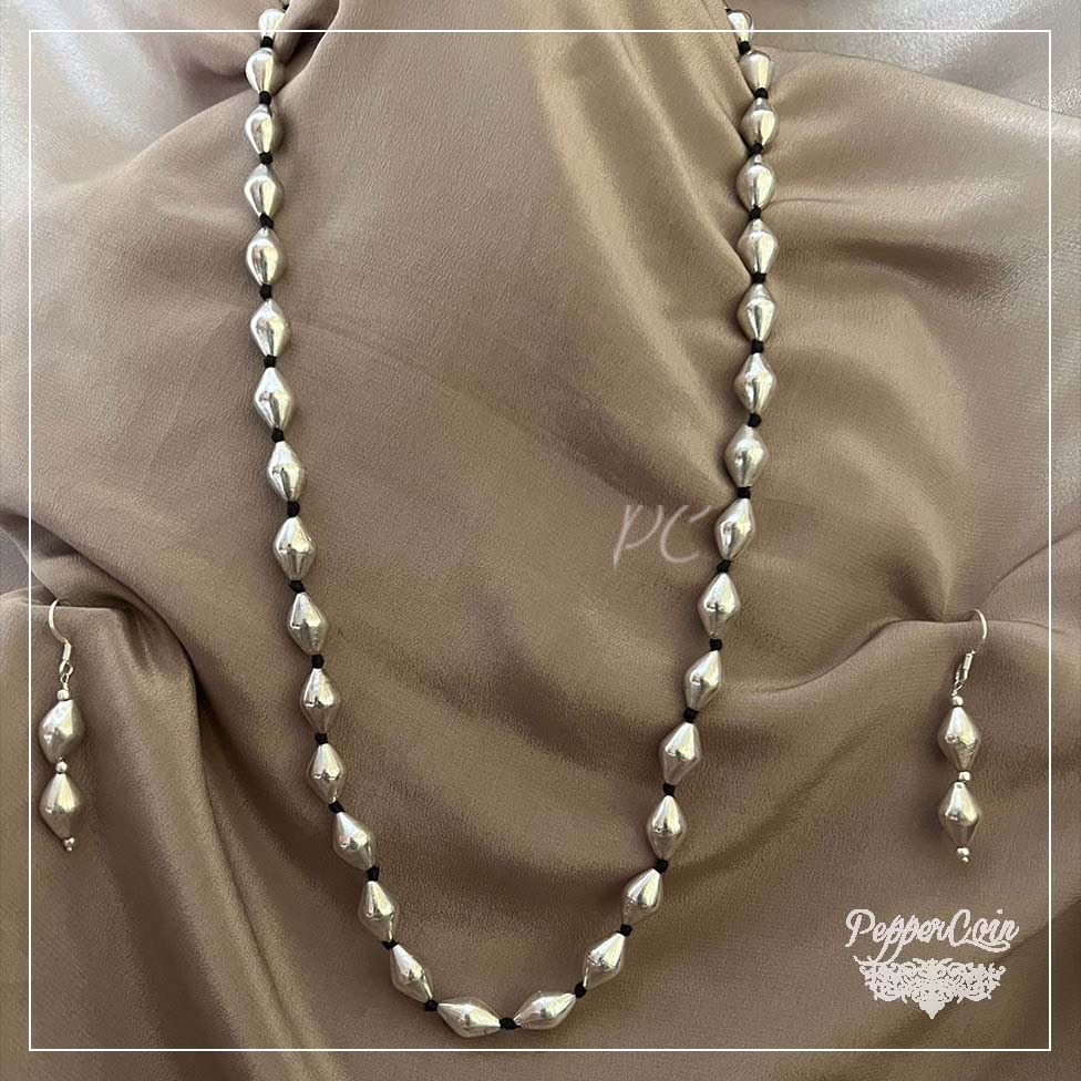 Dholki Wax Beads Neckpiece - Image 2