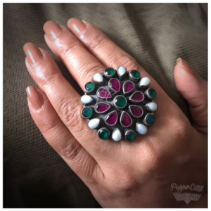 Multicolour Finger Ring