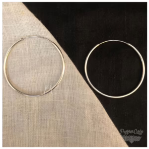 Silver Hoops